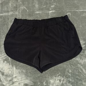 RBX Running Shorts Women's Medium Black Stretch Pockets Athletic 3" Inseam